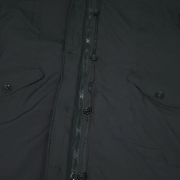 Wantdo Men Black Jacket Hodded Sz 4X Mid-Legth - Picture 3 of 7